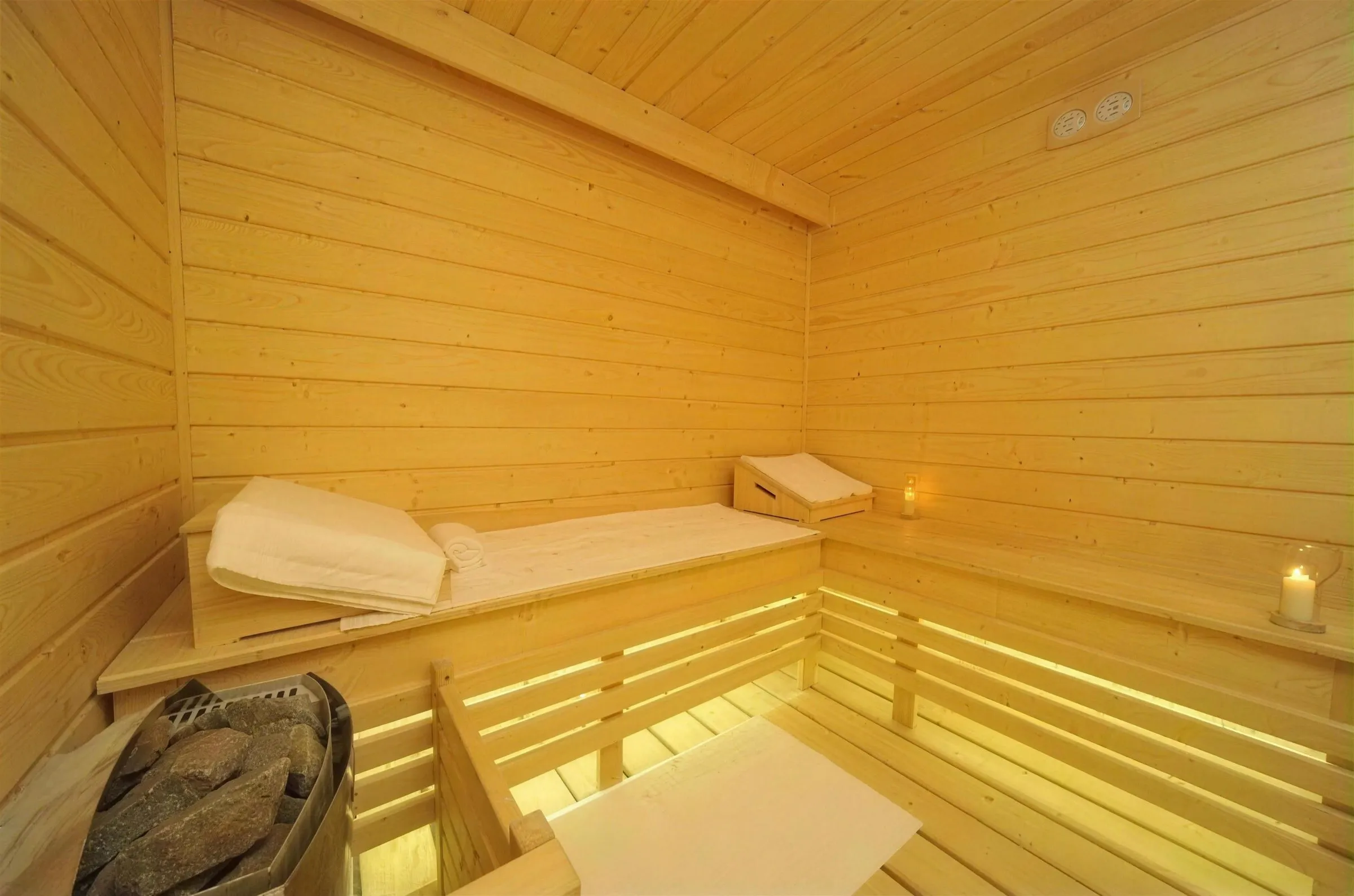 Sauna du spa du Trianon Luxury Hotel & Spa à Casablanca
