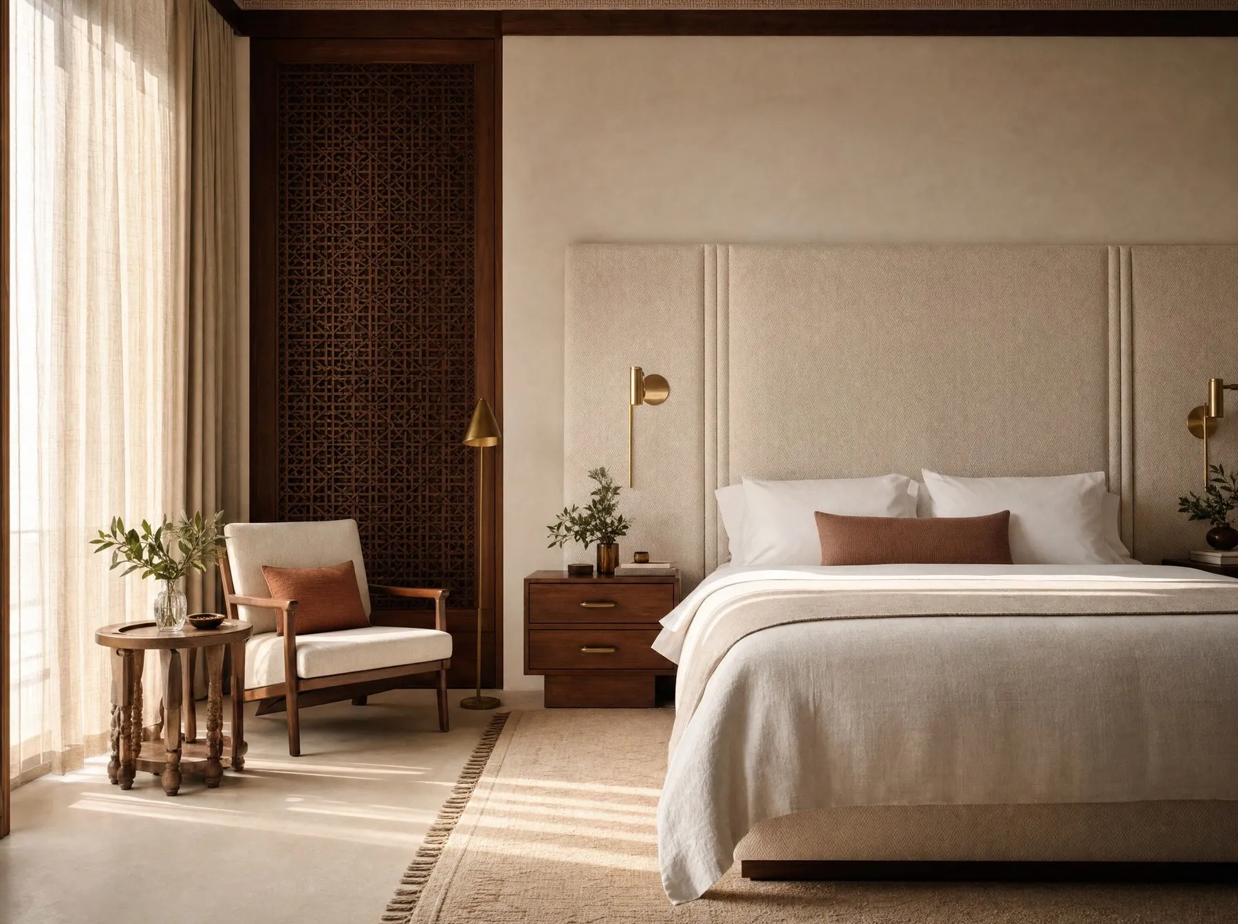Chambre de boutique-hôtel, visualisation de typologie