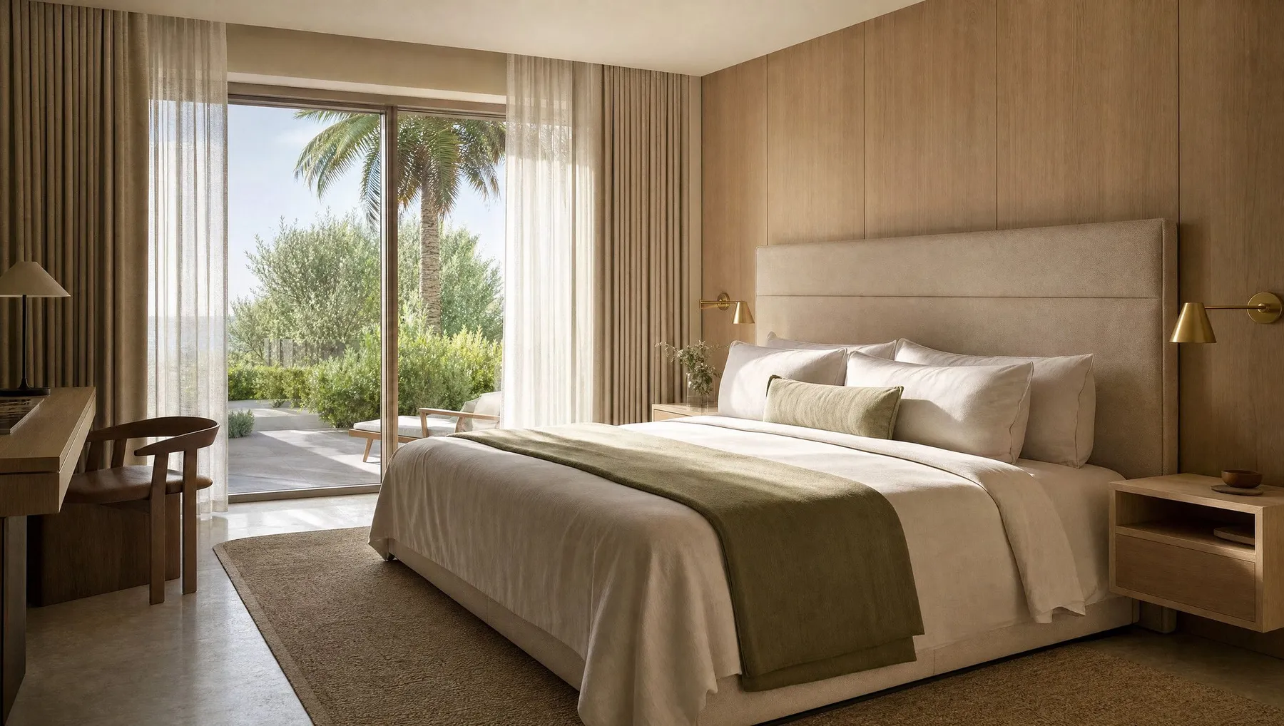 Suite d’hôtel contemporaine, visualisation