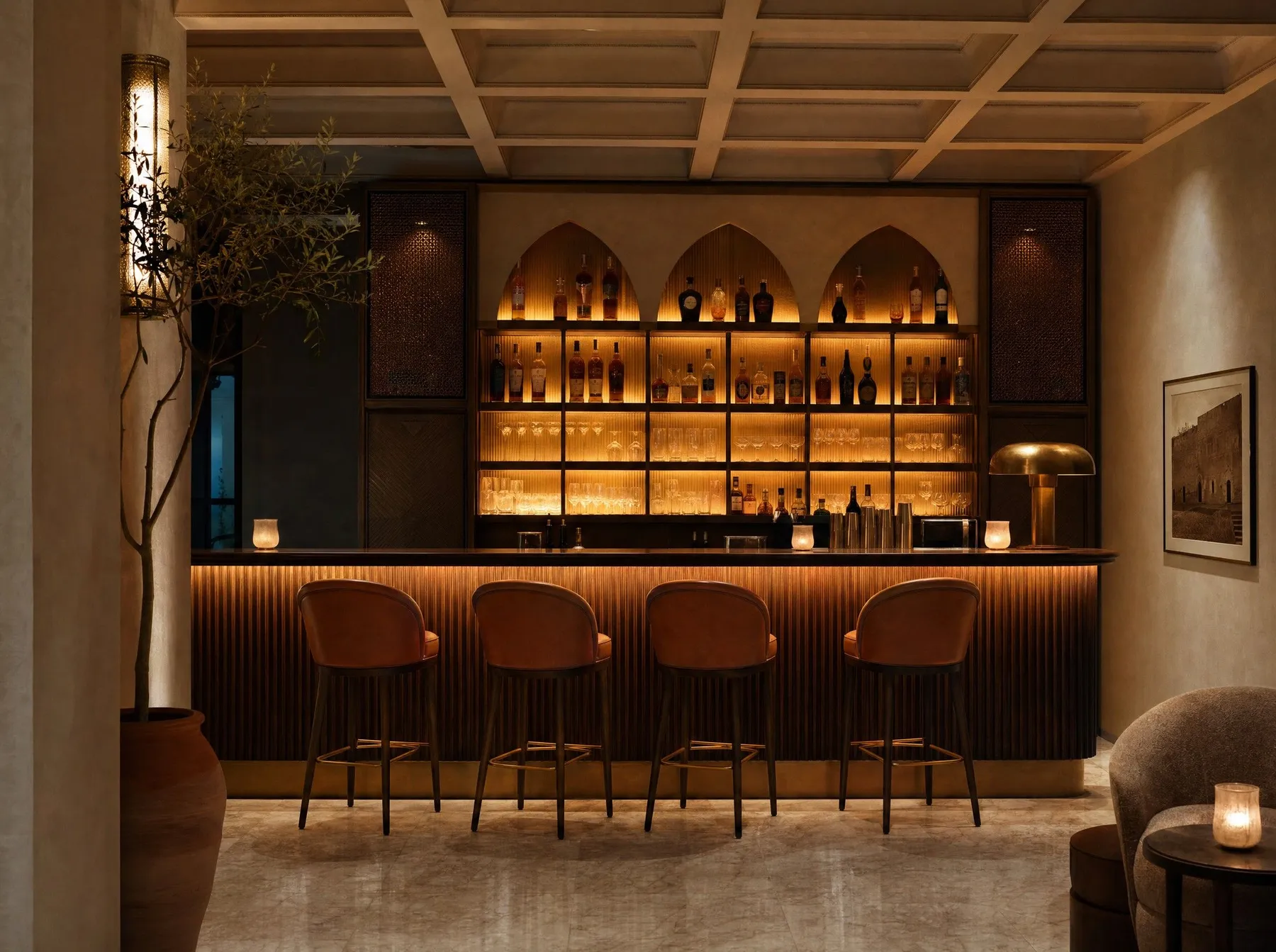 Bar partagé, visualisation