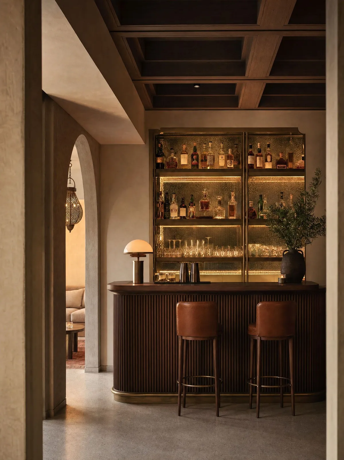 Bar d’hôtel, visualisation de typologie