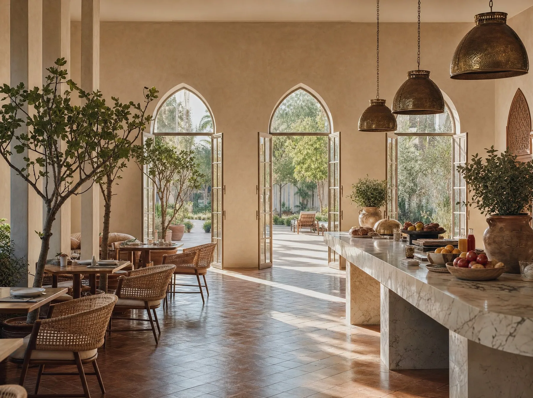 Salle de petit-déjeuner, visualisation