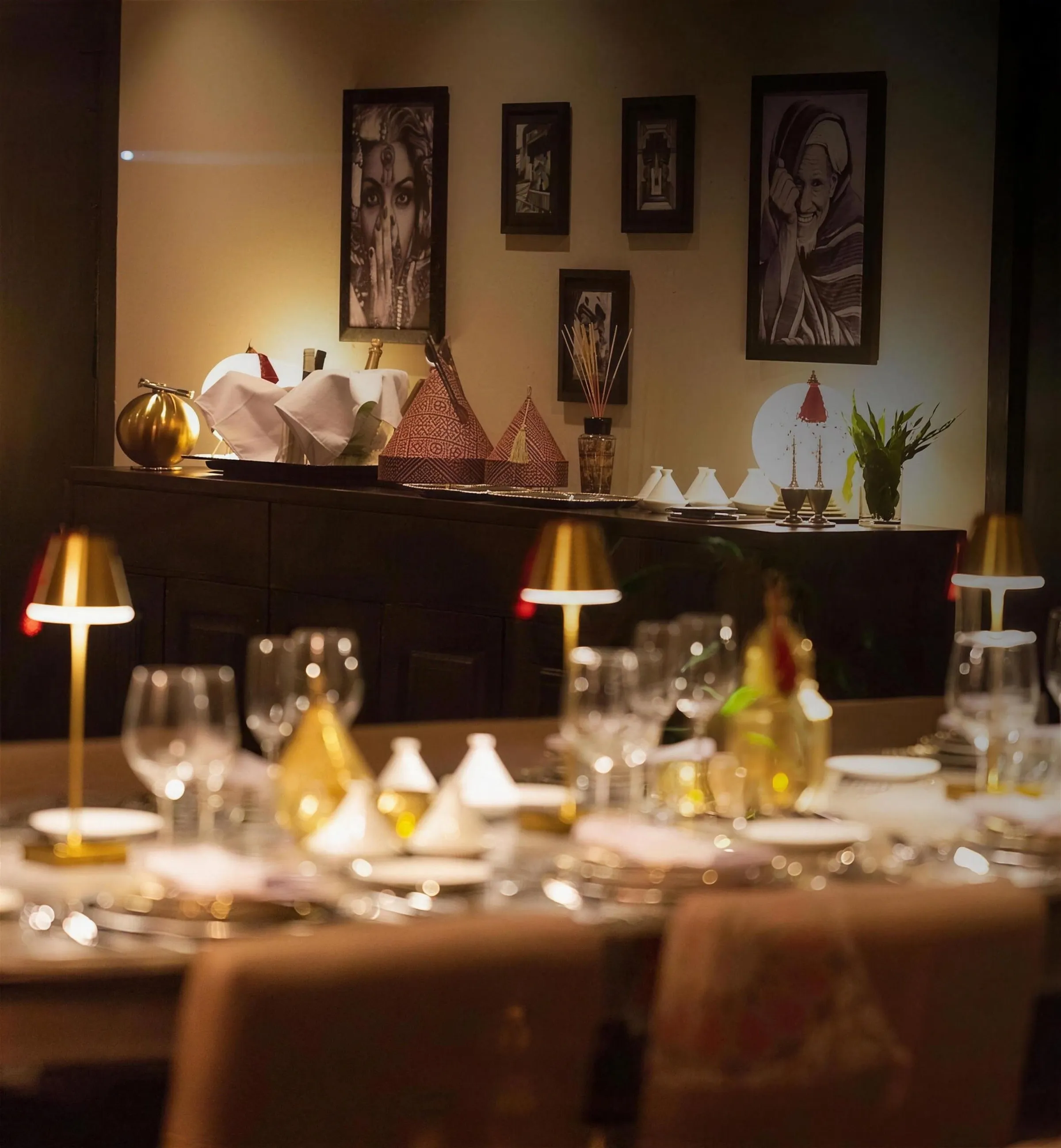 Salle du restaurant Villa Darna à Abidjan