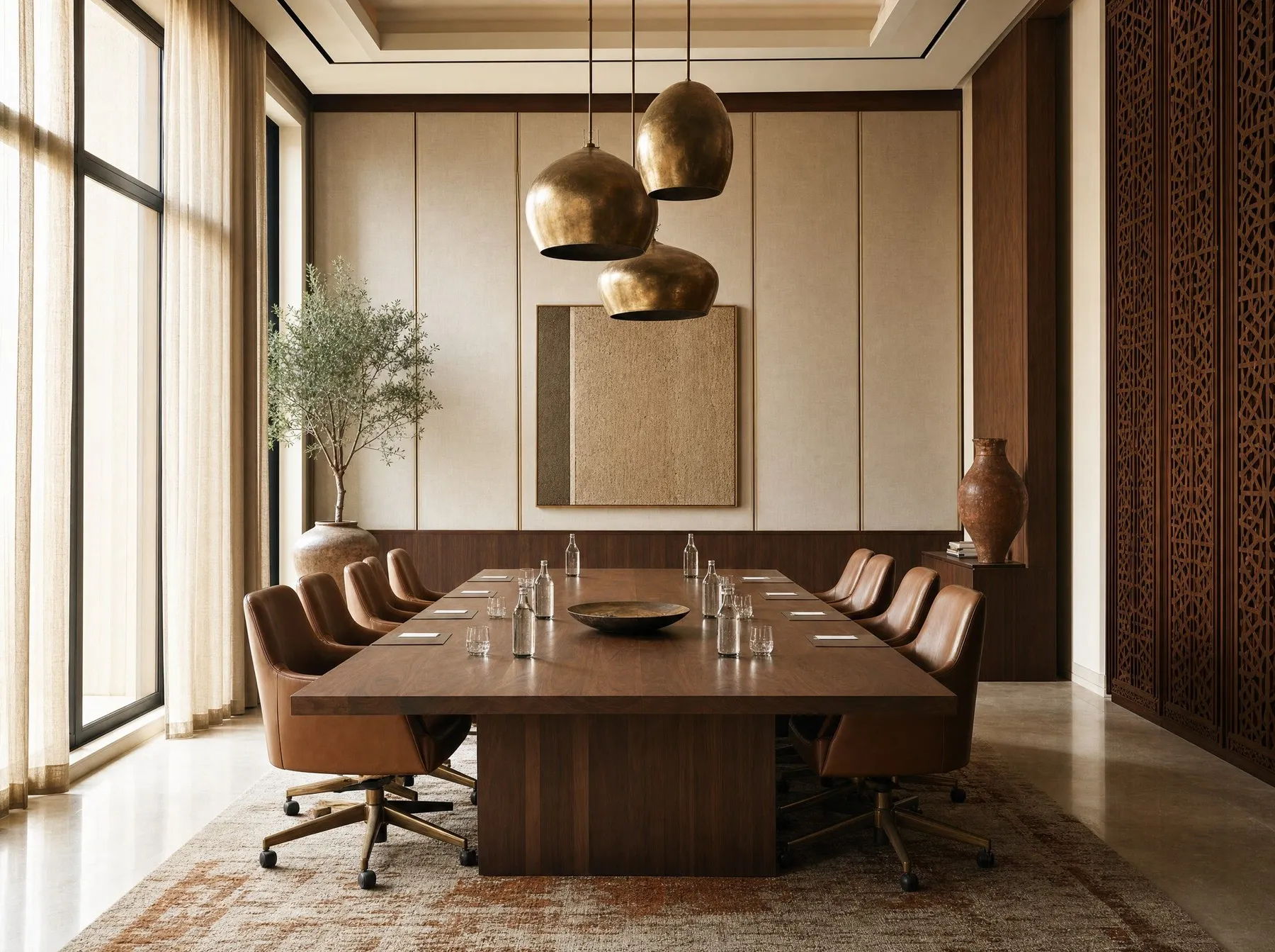 Salle de conseil, visualisation
