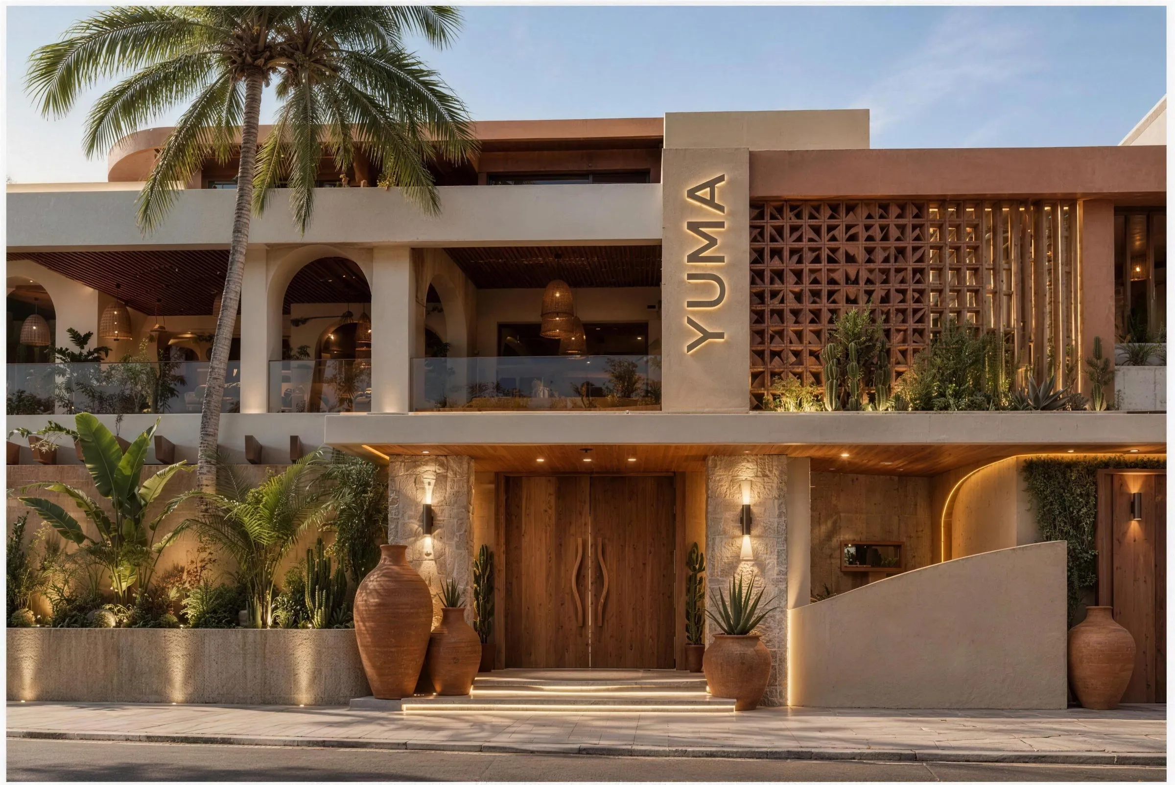 Façade du restaurant Yuma à Dakar